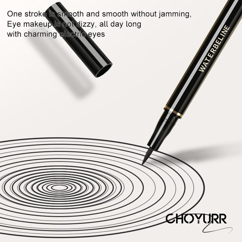 【COD】Eyeliner Waterproof Eyeliner Pen Pencil Pensil Tahan Lama Hitam Makeup Quick Dry  Long Lasting Smooth No Smudge Cosmetics-CH