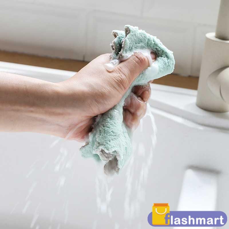 Flashmart Kain Lap Dapur Microfiber Cleaning Cloth - W-201