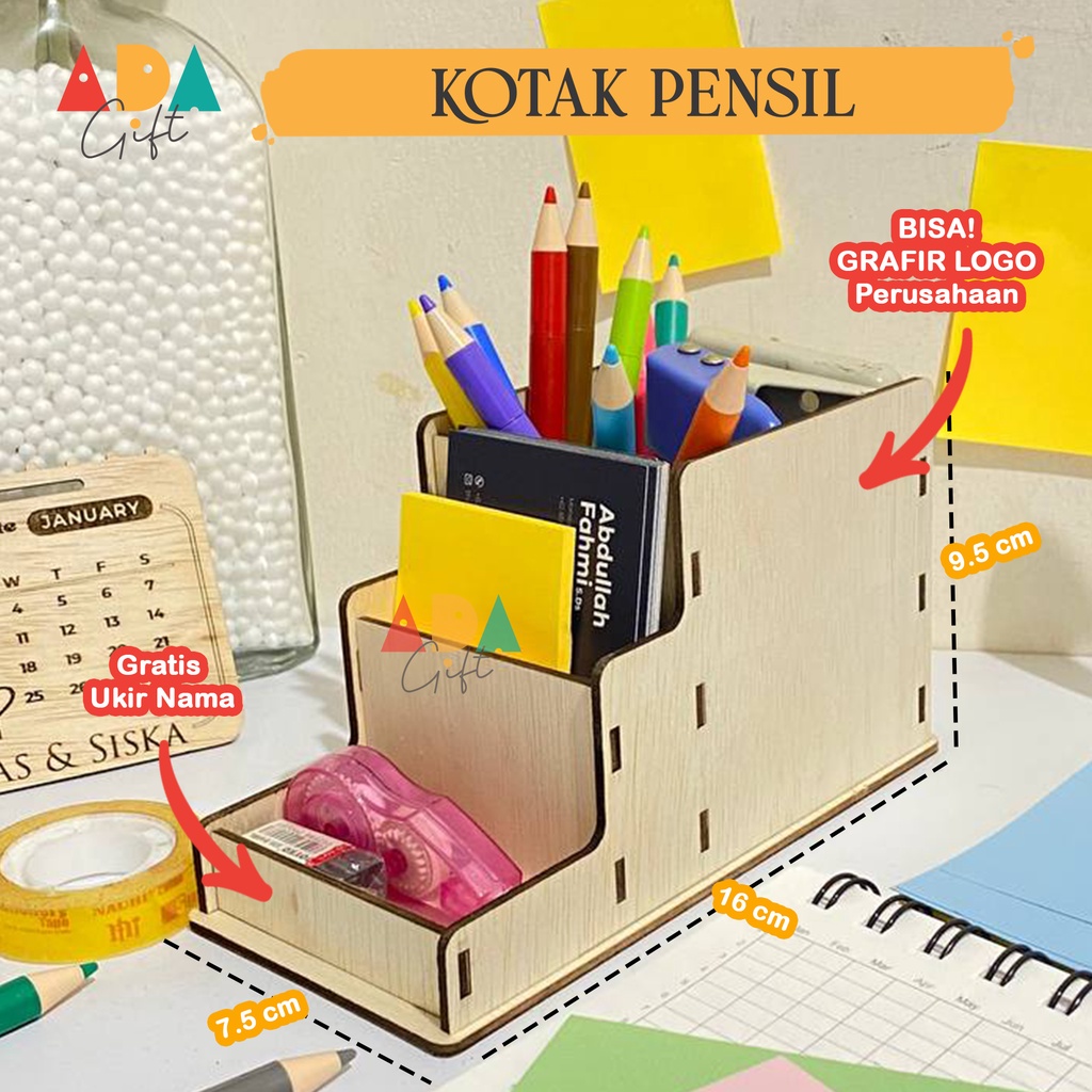 Kotak Pensil 3 Storage | Wadah Pensil 3 Storage | Kado | Hadiah | Gift | Souvenir