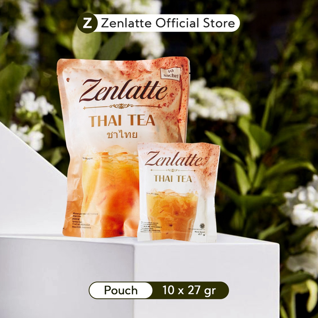 Bundling Zenlatte Matcha Pouch &amp; Thai Tea Pouch