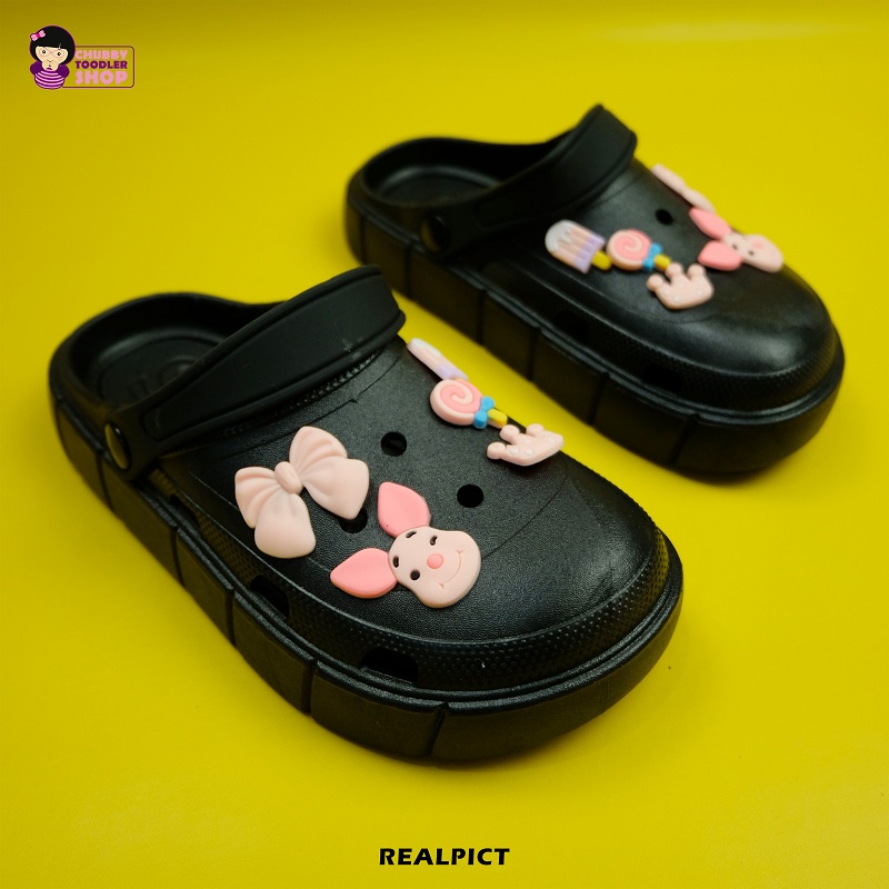 SH2252 GLORYKIDZ Sendal bapao BKK Sendal Crocs Toyss Sendal Slop Import Karet Empuk Premium Size 38-41