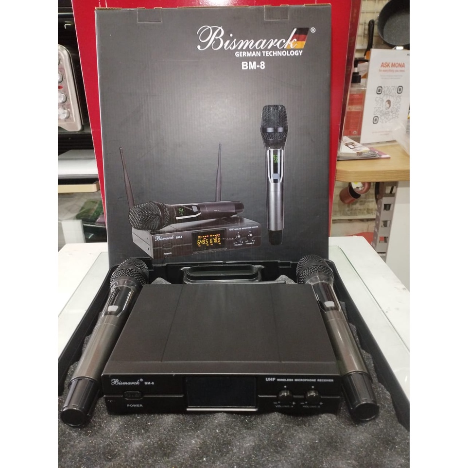 BISMARCK MIC WIRELESS BM-8 WIRELESS MIC BM8