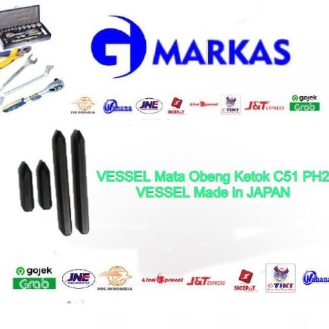 VESSEL Mata Obeng Ketok C51 PH2 VESSEL Made in JAPAN