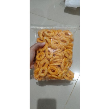 

KERUPUK RING PEDAS 130GRAM | SNACK KILOAN | MAKANAN RINGAN