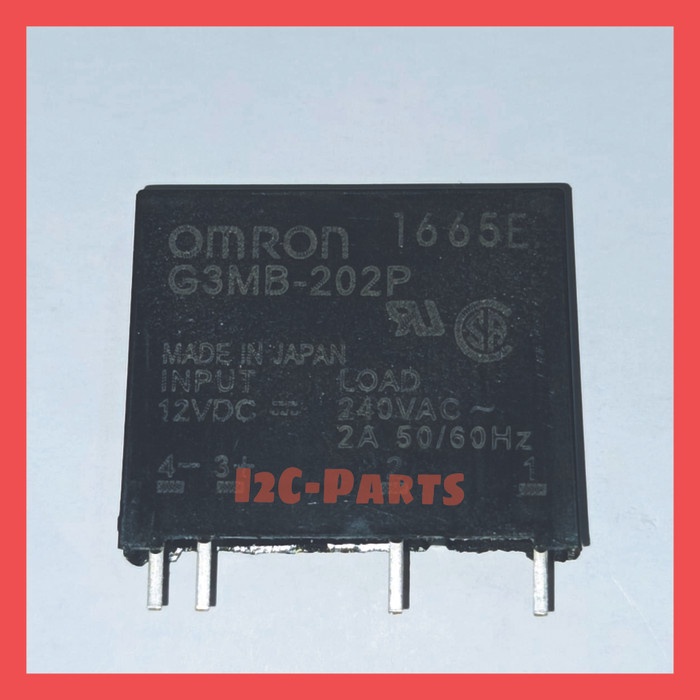 Solid State Relay SSR OMRON G3MB-202P-12VDC 240V AC DC LOAD 2A 12V