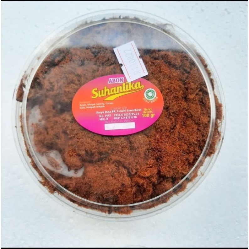 

Abon Suhantika daging ayam 100gr