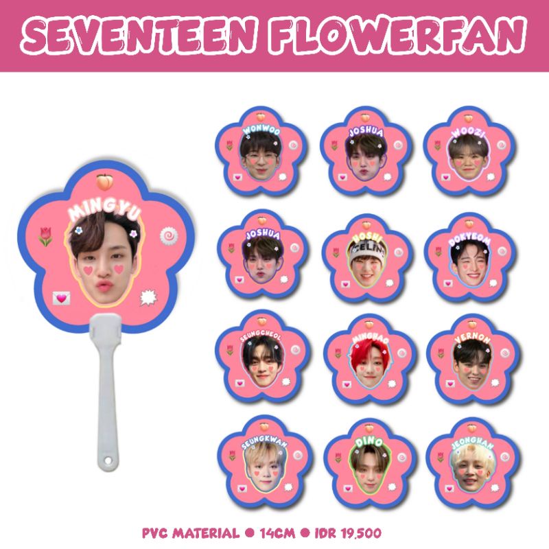 SEVENTEEN FLOWER HANDFAN