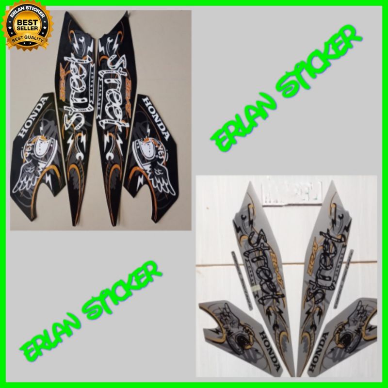 STIKER STRIPING FULL BODY MOTOR HONDA BEAT STREET 2021-2022