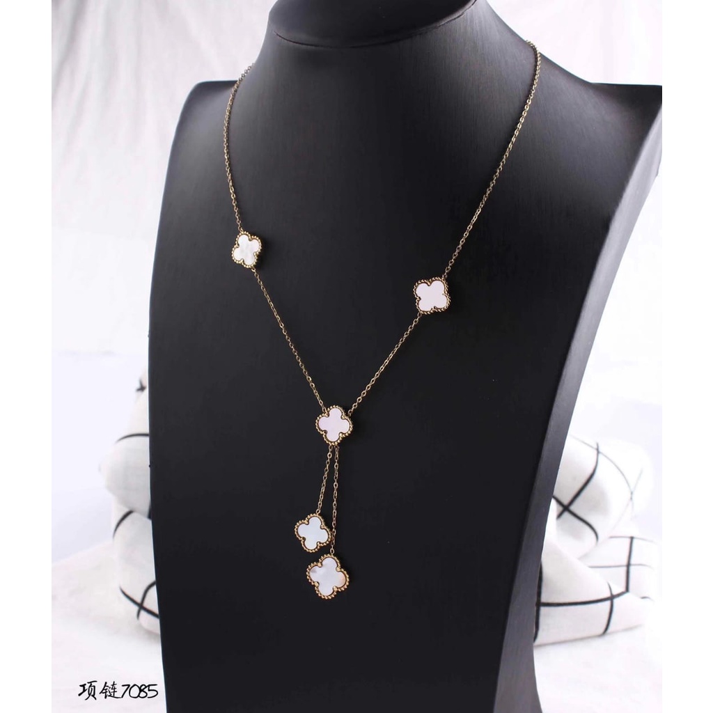 Kalung Titanium Mata Warna Warni Perhiasan Fashion 7085/7086