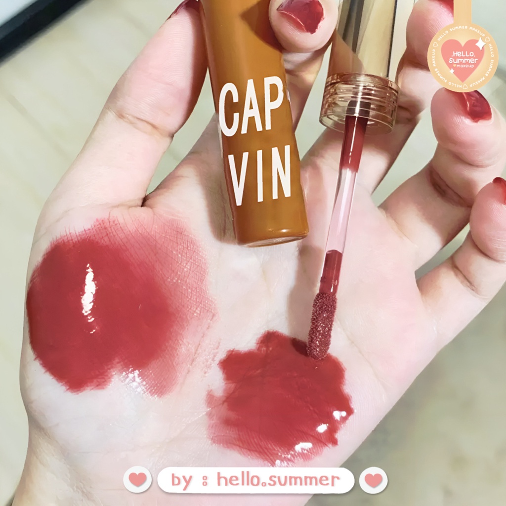 CAPPUVINI Syrup Lipgloss Gel Moist Watery Lip Jelly Korean Lip Glaze