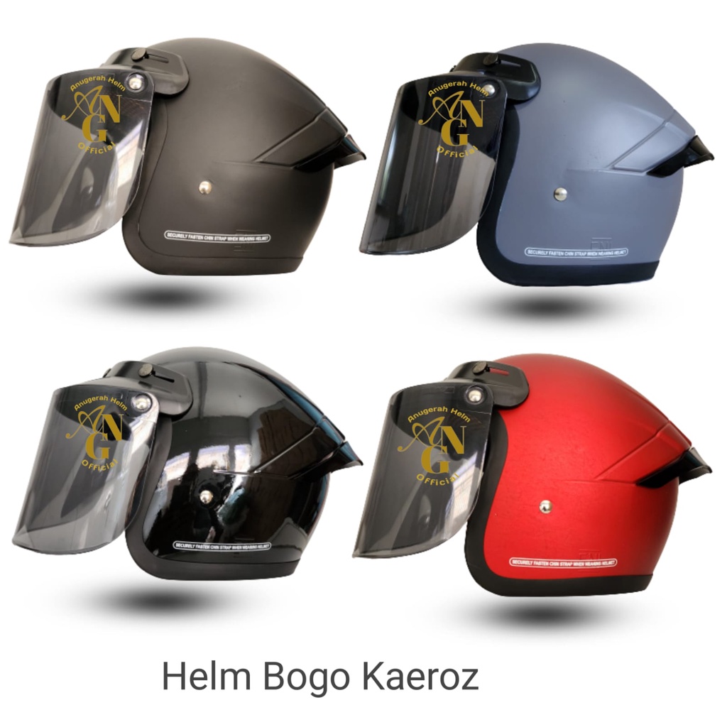 Helm Bogo spoiler polos kaca bogo TERBARU