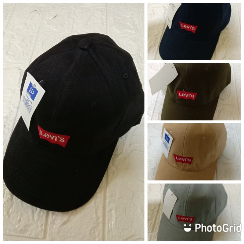 topi terbaru Levis border premium