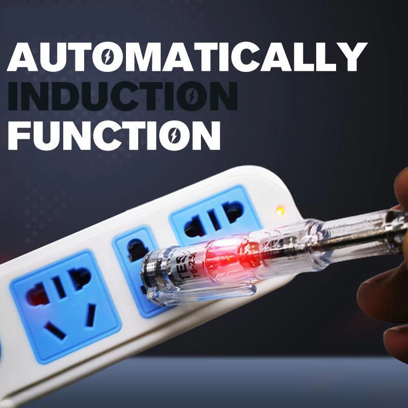 BSIDE Voltage Test Pen Pendeteksi Aliran Arus Listrik 12-240V - BS250 - Transparent