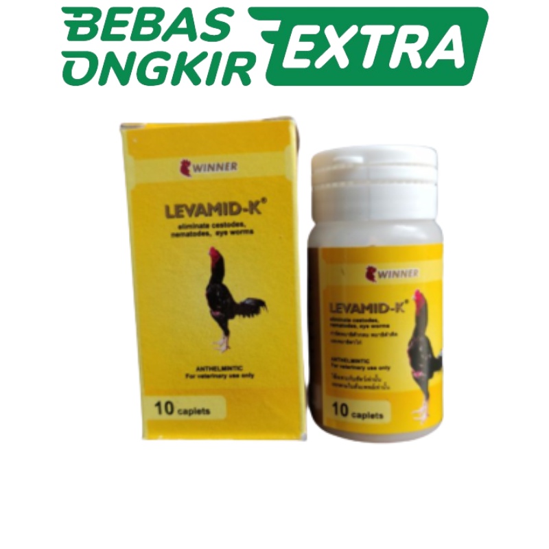 WINNER LEVAMID-K Obat Cacing Ayam Laga