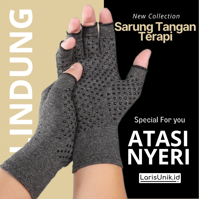 Gloves Sarung Pelindung Kaos Kos Tangan Serba Guna Motor Gym Sepeda Setengah Jari Mancing Wanita Alat Olahraga Fitness Fitnes Gowes Wanita Cewek Glove Gym Sendi Rematik Reumatik Arthritis Premium Tebal Penghangat Jari Dingin Ori Original