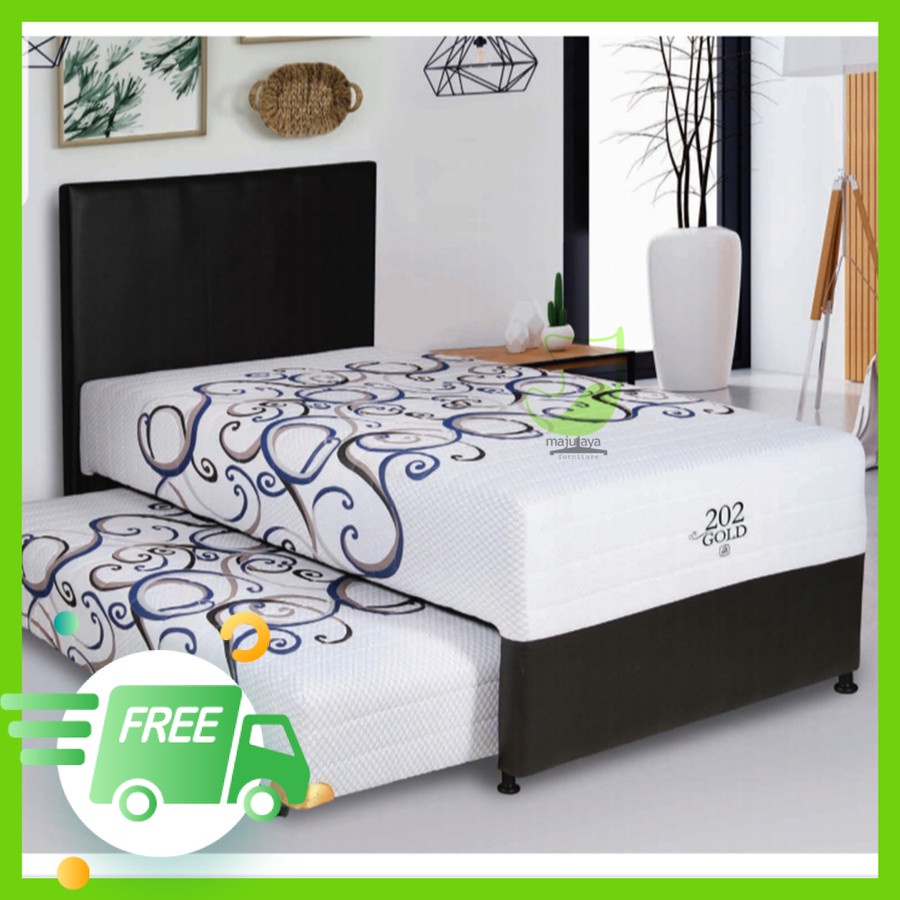 Airland 202 Gold Kasur Springbed 2in1 FULLSET - 90x200