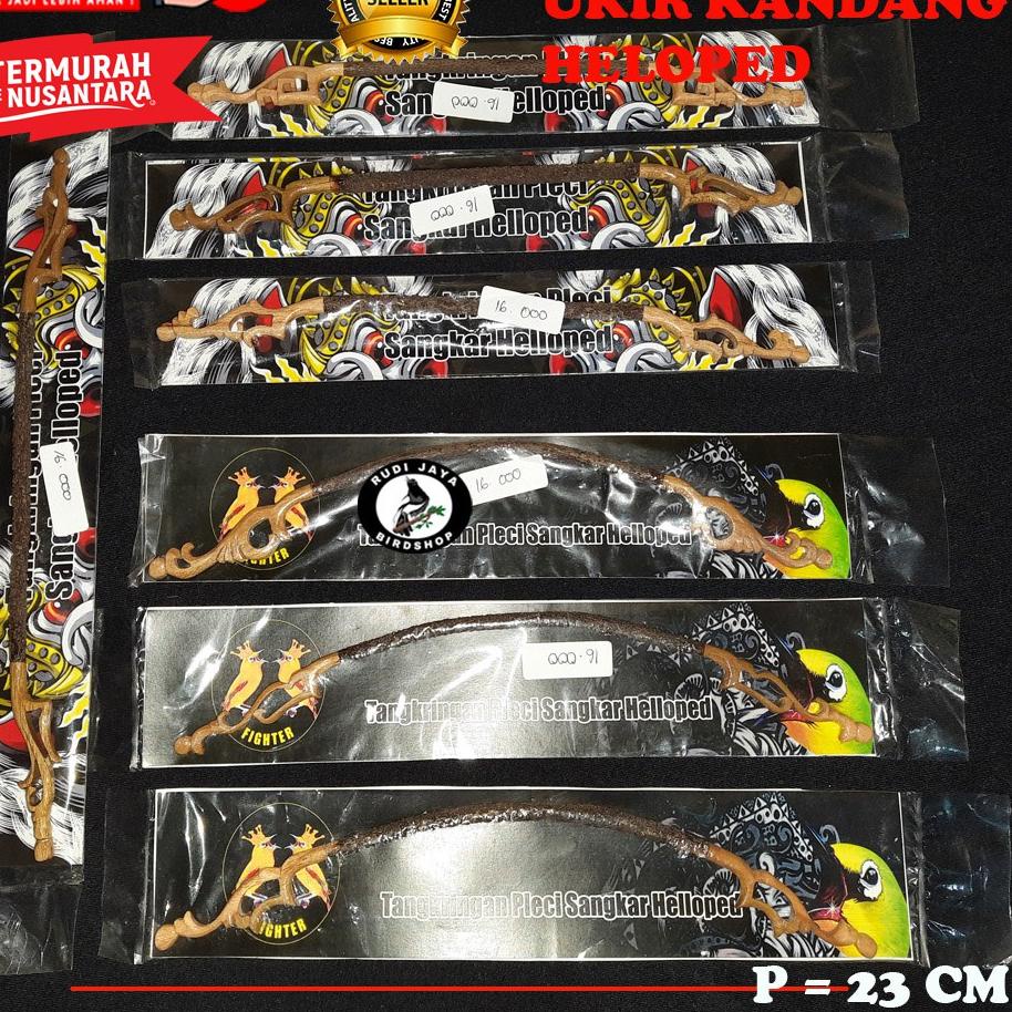 TNS941 TANGKRINGAN PANGKRINGAN PLANGKRINGAN UKIR PLECI KANDANG HELOPED KAYU ASEM ASAM BALI BURUNG KO