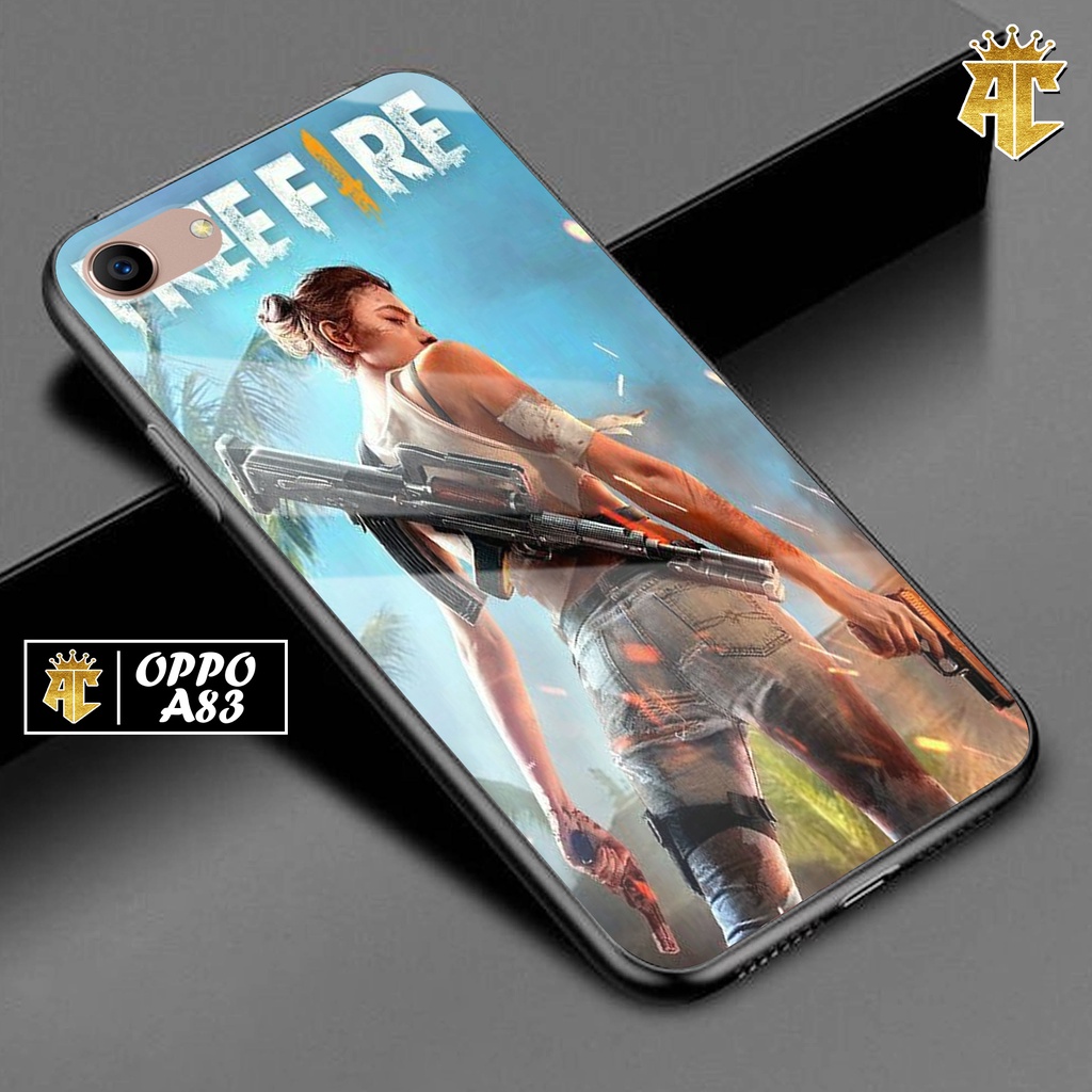 Case OPPO A83  - Casing OPPO A83  Terbaru 2022 AERO CASE [ MOTIF GAME FF ] Silikon  OPPO A83 -  Case