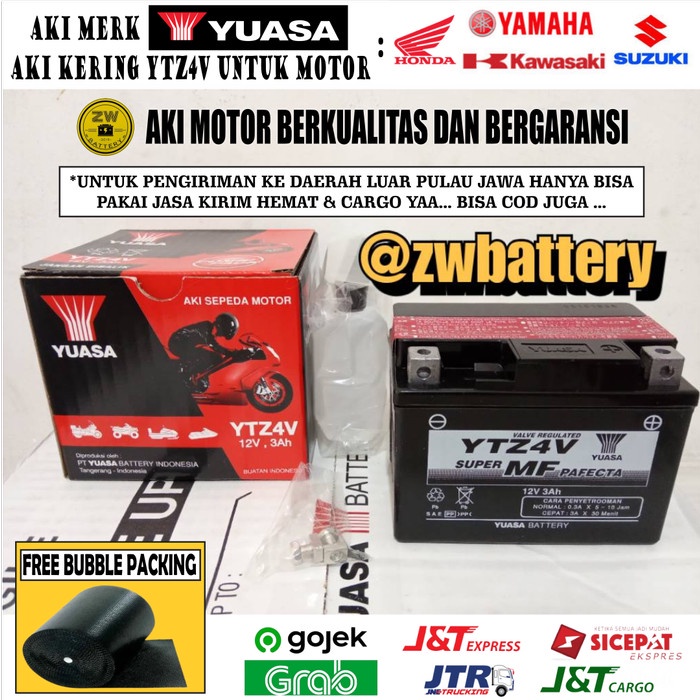 AKI MOTOR HONDA SCOOPY,BEAT YUASA YTZ4V