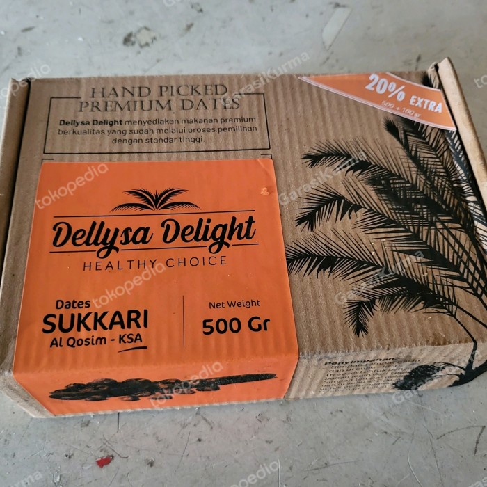 

Parcel Kurma Sukari 500Gr Premium Dellysa Dates