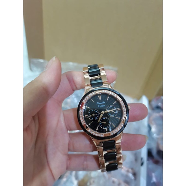 Alexandre Christie Ac 2299/Ac 2359 Keramik  Jam Tangan Wanita Original