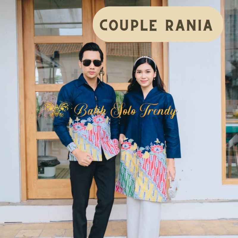 COUPLE RANIA TUNIK BATIK  ATASAN BATIK DRESS WANITA BATIK KAIN KATUN HALUS LAPIS FURING / TRIKOT MURAH