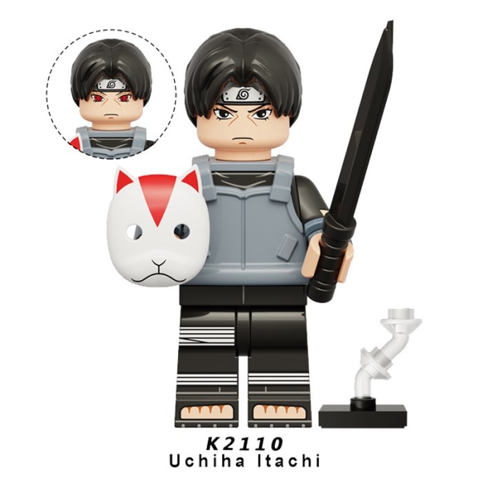 lego Itachi Uchiha Naruto Shippuden Minifigure Ninja Sonic Ninjago Woody Jessie