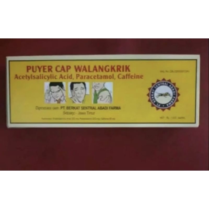 Puyer cap walangkrik 1 kotak