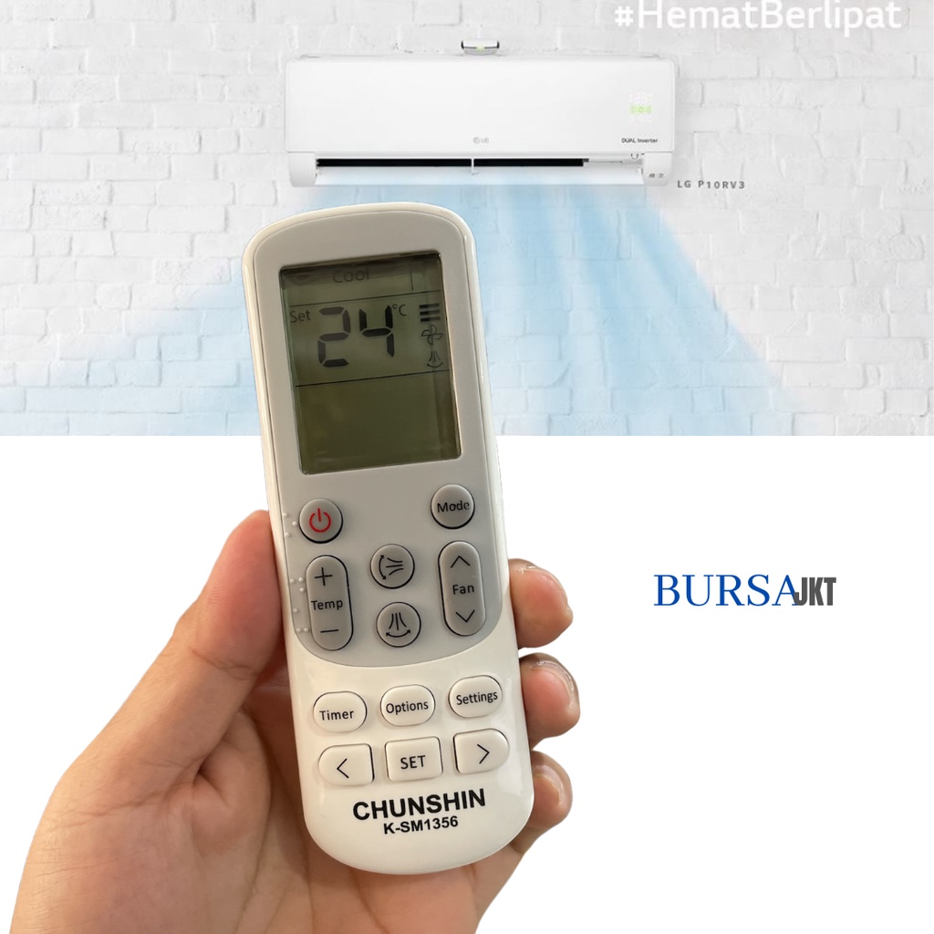 REMOTE AC SAMSUNG MULTI INVERTER LANGSUNG PAKAI CHUNGSIN