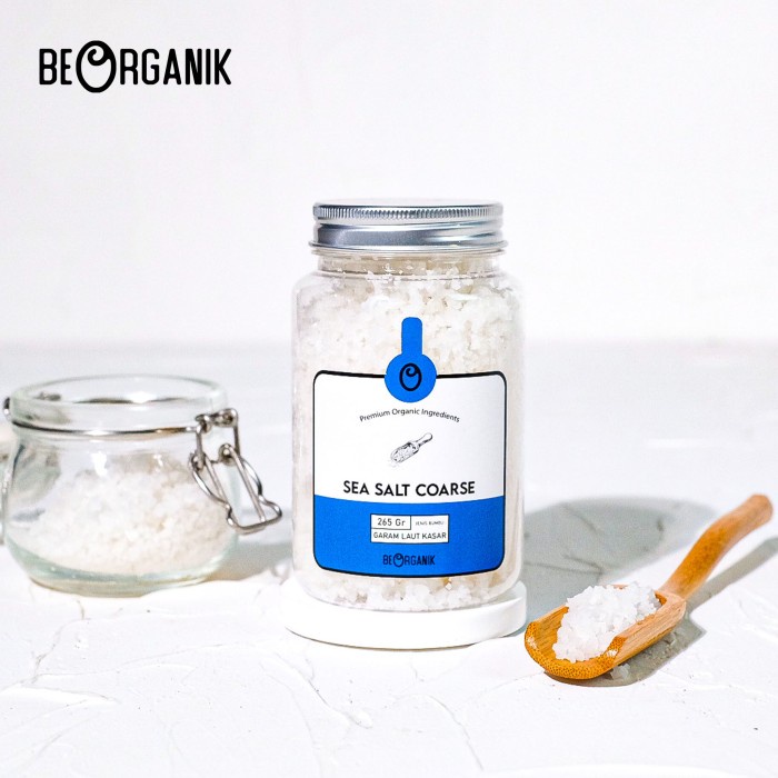 

Beorganik Natural Sea Salt Coarse / Garam Laut Organik Kasar 90gr - BIG 265gr