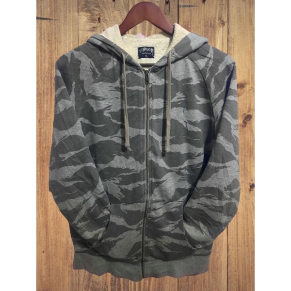 STUSSY CAMO FULL PRINT SERPHA HOODIE