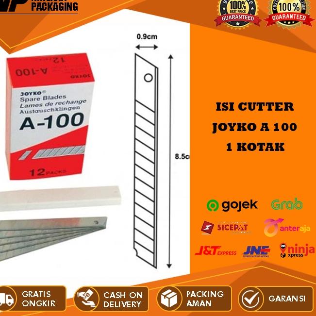 

Sedang Trend ISI CUTTER CUTER KECIL JOYKO A 100 A100 A-100 REFILL KATER SEKOTAK (12 TUBE)