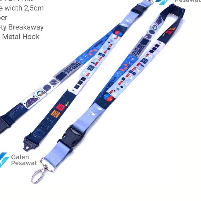 

Miliki Lanyard/Tali Gantungan ID Card Premium ALTITUDE / COCKPIT