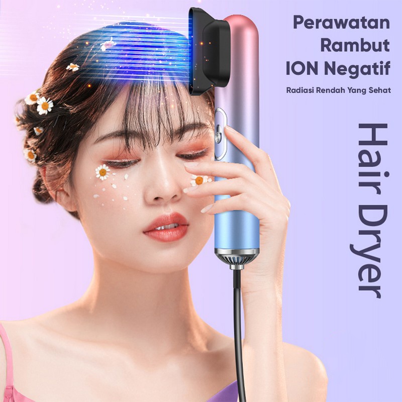 3in1 Hair Dryer / Pengering Rambut Profesional daya ion negatif multi-fungsional/ Anion Salon Haircare Hot wind Ionik 800 Watt