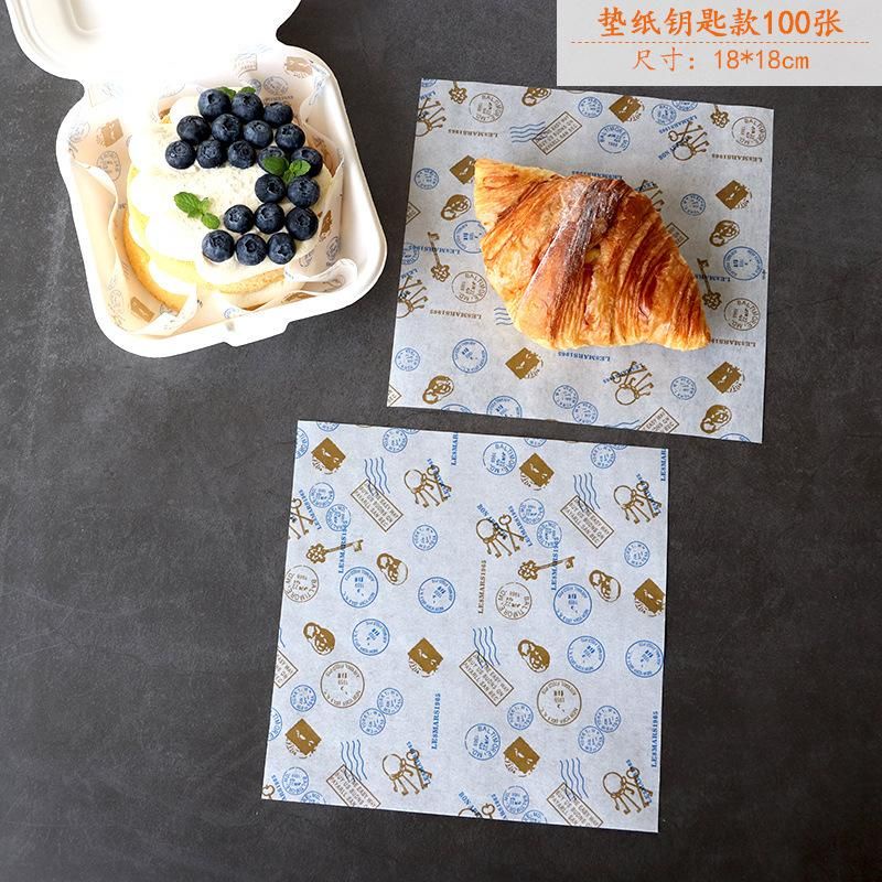 Food Paper Pos Biru / Wax Paper Motif Pos / Alas Makanan