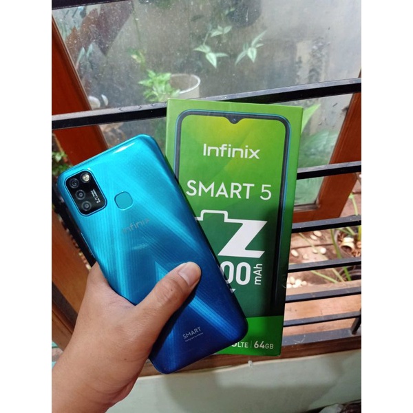 INFINIX SMART 5 3/64GB SECOND/BEKAS FULLSET ORIGINAL