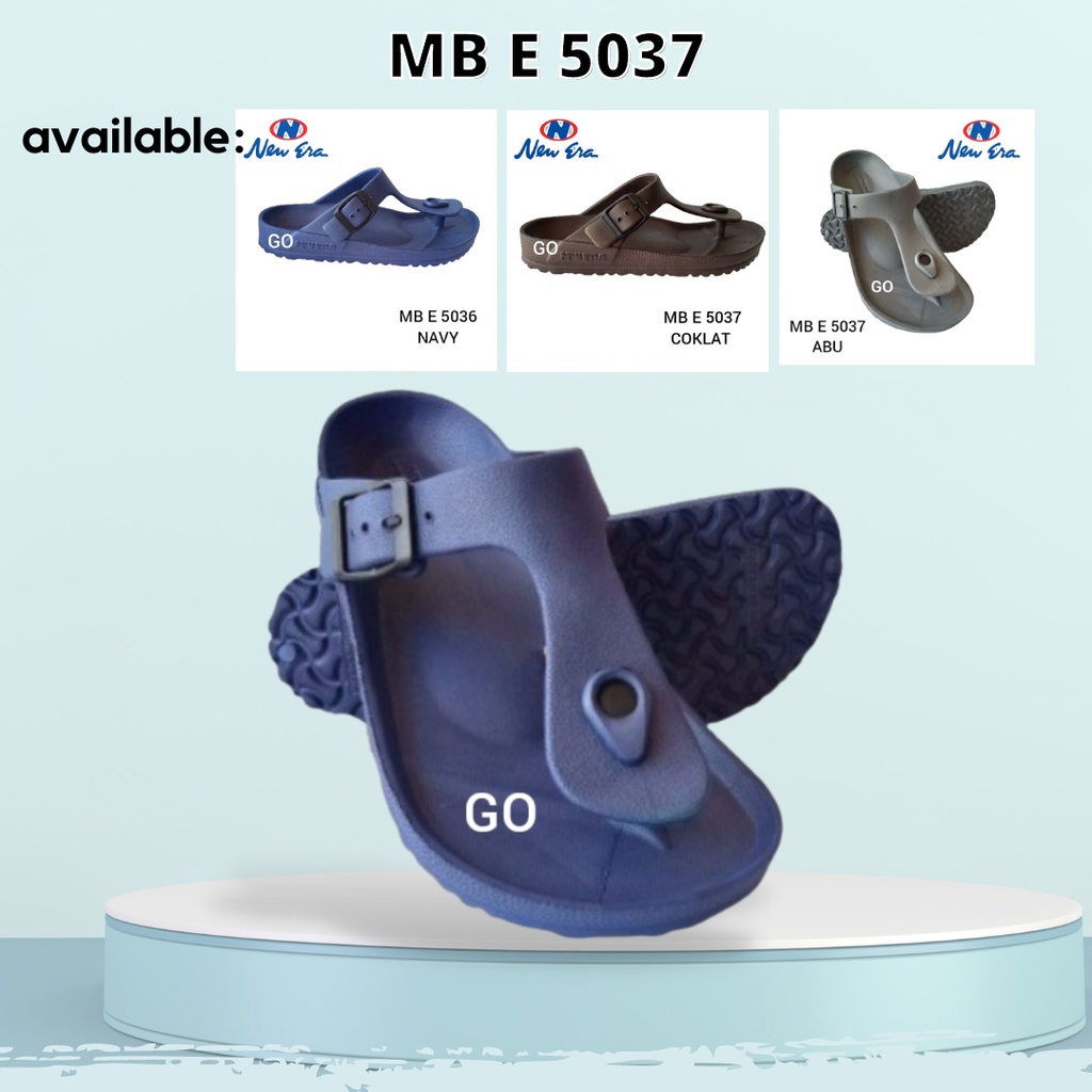 BB NEW ERA MB E 5037 Sandal Sintetis Pria Jepit Karet 39/43