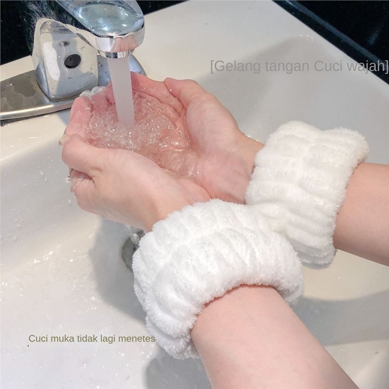 Women's face washing wrist band/sports sweat wiping wrist band/sweat absorbing sleeve sleeve wrist