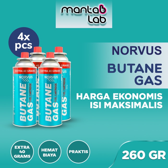 Regulator Norvus - Butane Gas Bundling 4X 260G