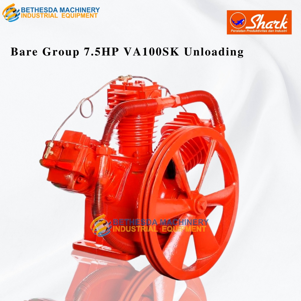 Kepala Kompresor / Bare Compressor SHARK 7.5 HP 10 HP 15 HP 8 Bar