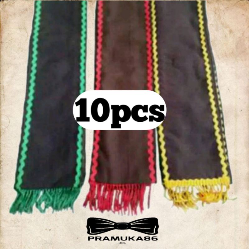 (10pcs) Slempang TKK Pramuka - Selempang Tetampan Tkk Pramuka ±150cm