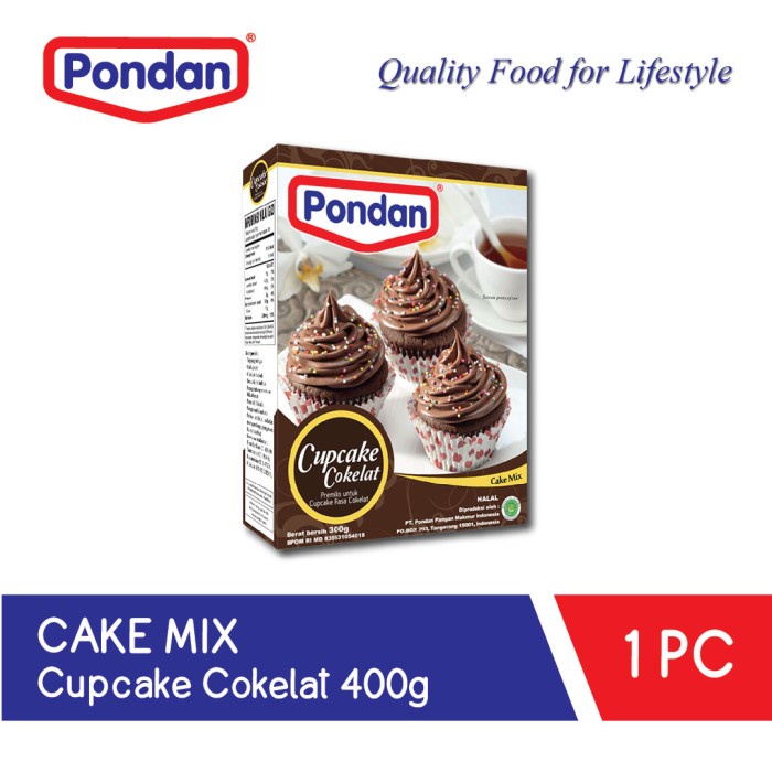 

Pondan Cupcake Cokelat 300g