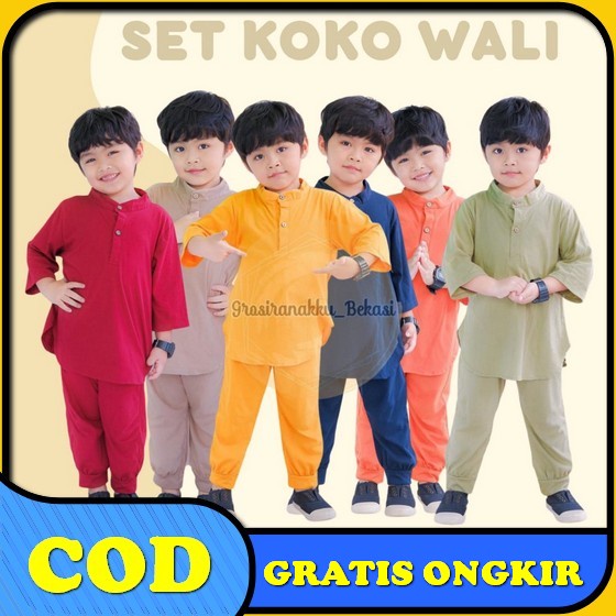 Import Premium Best Seller Baju Koko Casual Koko Lengan Panjang Kemeja Muslim Cowok Promo Temurah O6