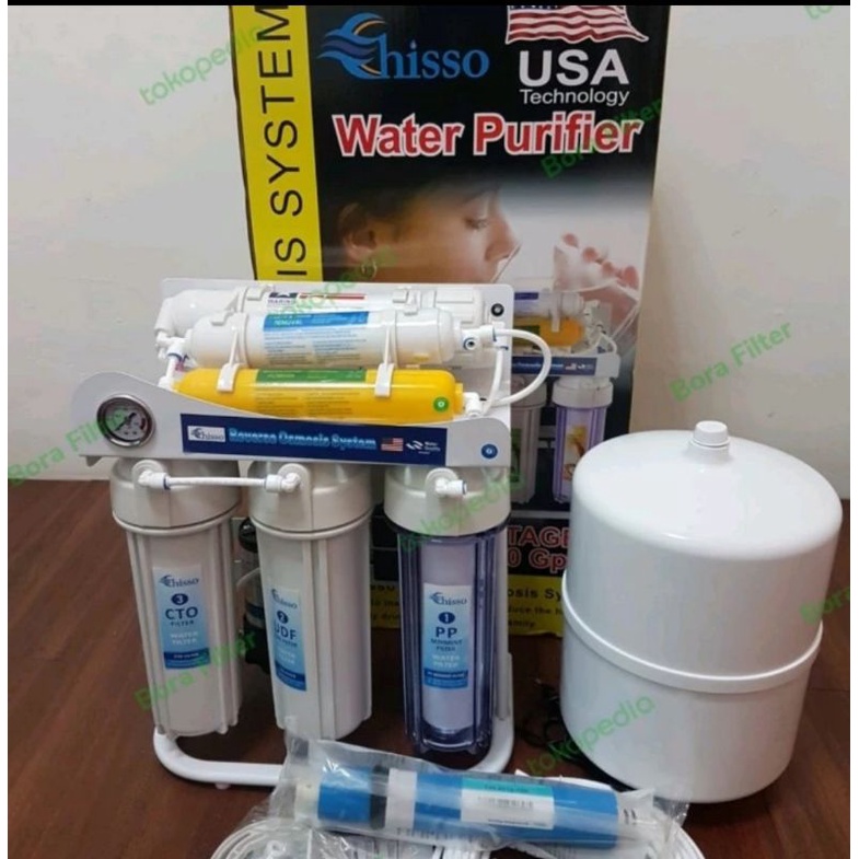 Mesin Reverse Osmosis Cisso 6Step 100GPD