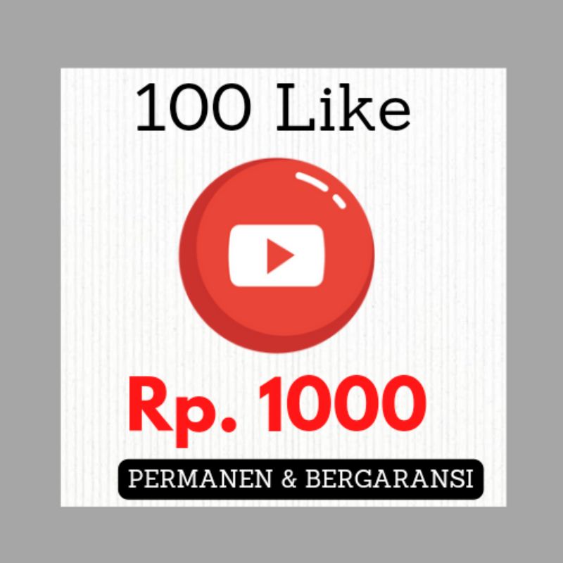 LIKE YOUTUBE TERMURAH & BERGARANSI