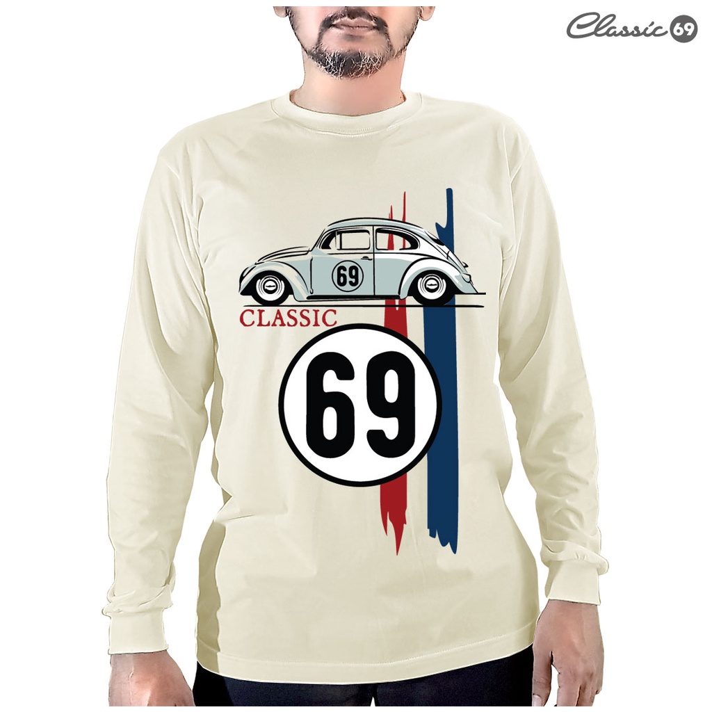 69ALS015 | Classic 69 | Kaos T-Shirt | VW 69 | Broken White