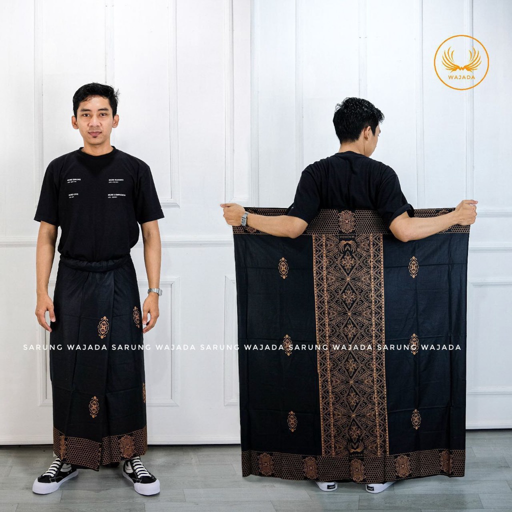 SARUNG BATIK / SARUNG KANG SANTRI /SARUNG BATIK MOTIF WADIMOR PRINTING HARI SANTRI