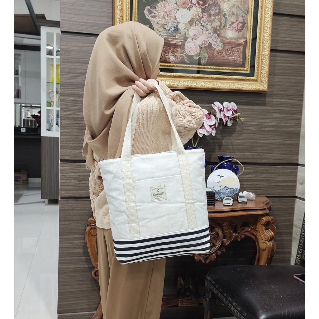 Tote Bag Resleting kuliah wanita model totebag vintage bahan kanvas sueding polos dan canvas motif bisa custom untuk tas seminar nudie bag souvenir Pernikahan dan tas ibu ibu pengajian