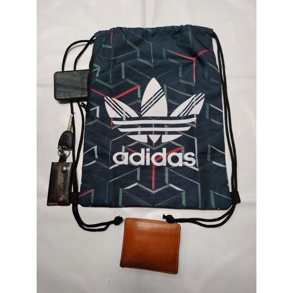 Tas Serut Futsal Sepak Bola Gymsack Stringbag Tas Adidas Gymsack Tas Serut Adidas Tas Olah Raga