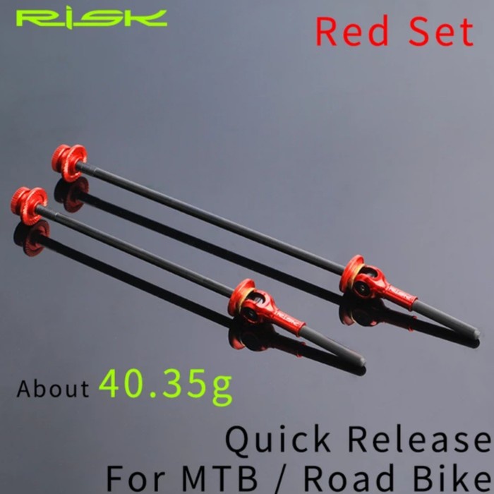 Aksesoris Risk Quick Release Titanium Alloy - Qr Sepeda Roadbike - Qr Sepeda Mtb